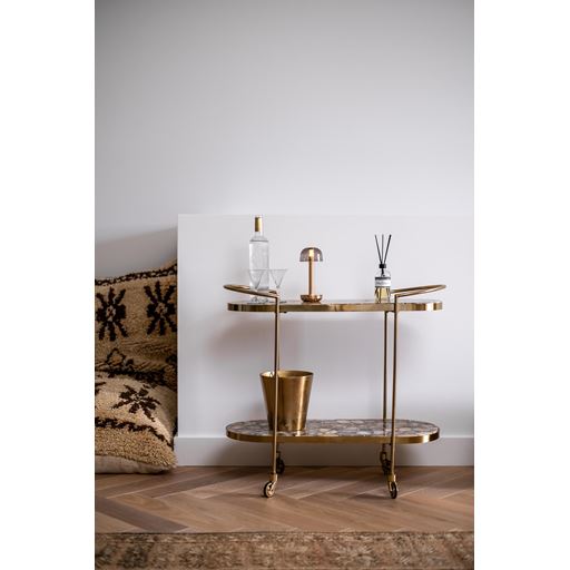 Humble Two Bordlampe, Gold Smoked