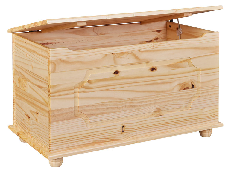 Massief houten kist Emel