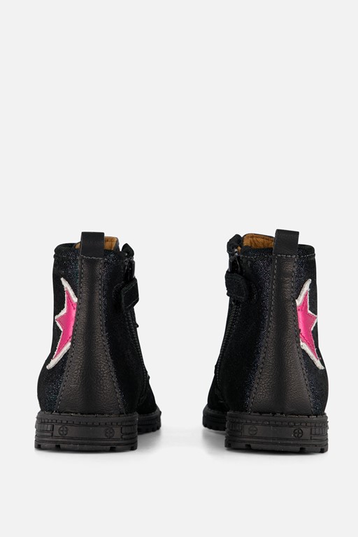 Muyters Veterboots blauw Leer