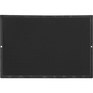 Ardoise en plastique, uni/quadrillé, noir