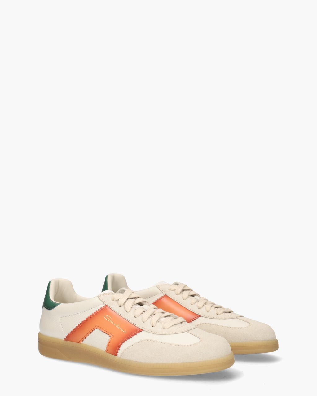 Santoni 21965 Off-White/Multicolor Herensneakers