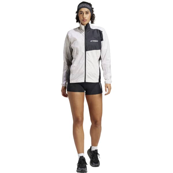 Veste trail ADIDAS TRAIL WIND JKT W WHITE/MAUMAS