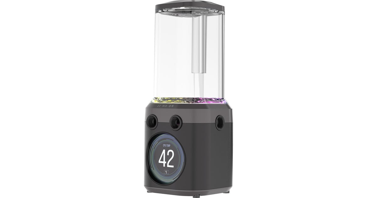 CorsairiCUE LINK XD6 RGB ELITE LCD Pump/Reservoir Combo  (Zwart)