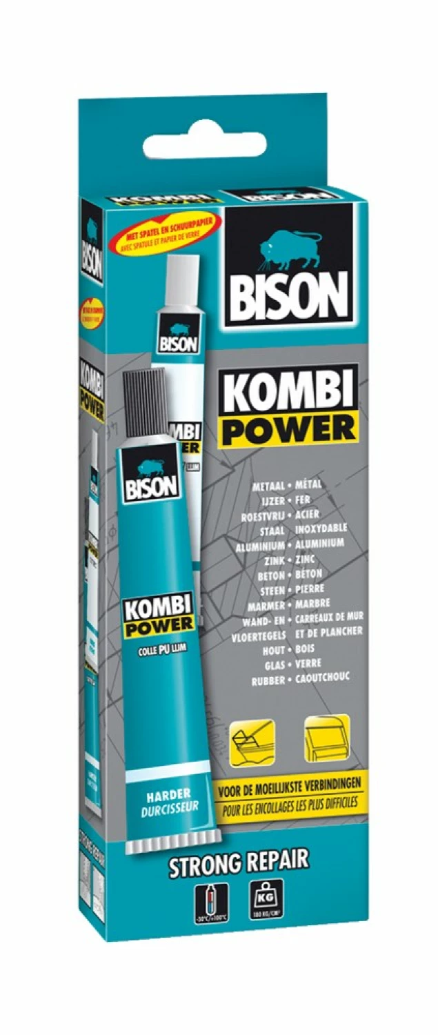 Bison 1387031 Kombi Power 2-componentenlijm - 65ml
