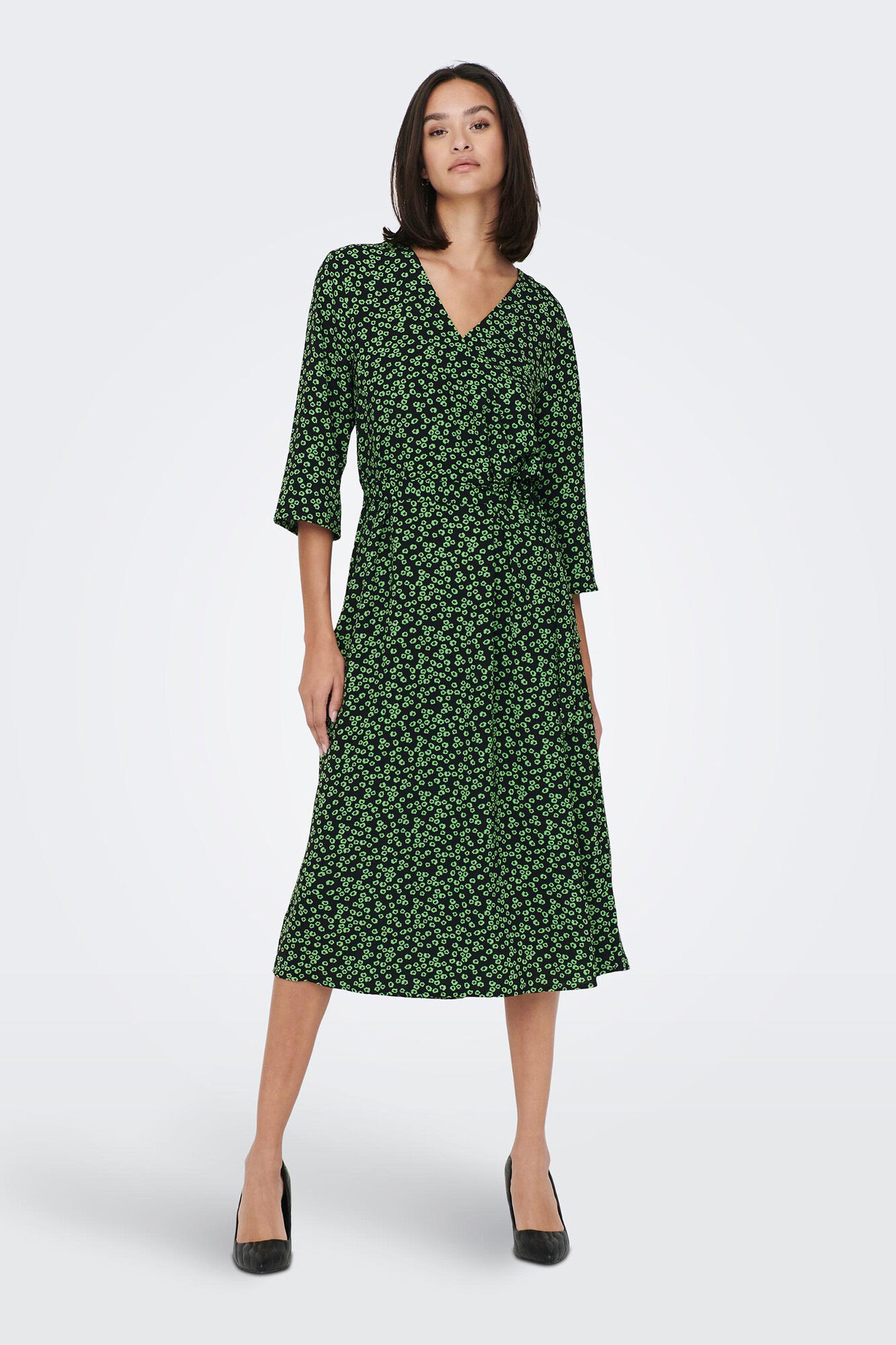 Vestido midi envelope