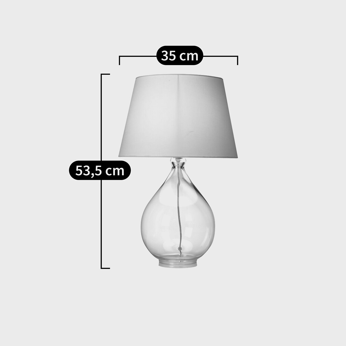 LA REDOUTE INTERIEURS<br>Candeeiro de mesa, Izza