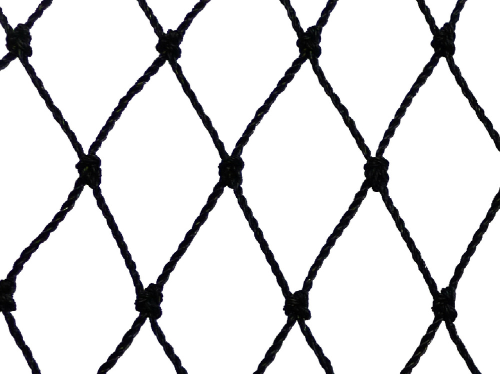 Filet de volière - maille de 50mm noir 14 x 10m