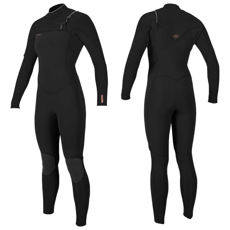 Combinaison Femme O'Neill Hyperfreak 4/3mm FZ 2023 - Noir - The Corner Shop