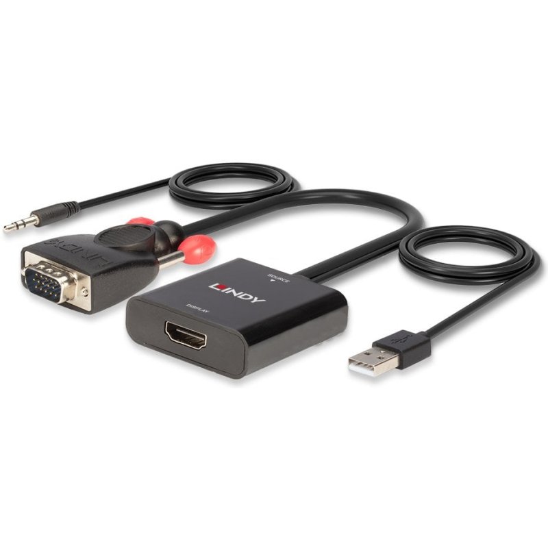 Lindy Convertisseur VGA & Audio vers HDMI