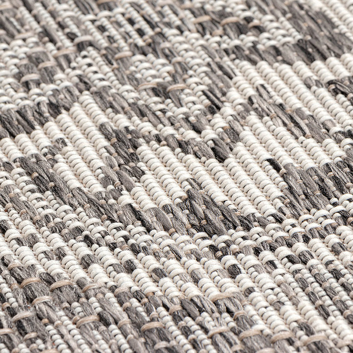 Rond Buitenkleed - Summer Oriental Grijs