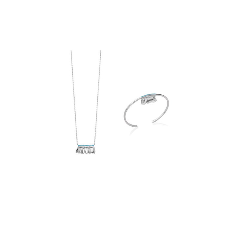 Collier Femme - Argent 925 - Longueur : 45 cm