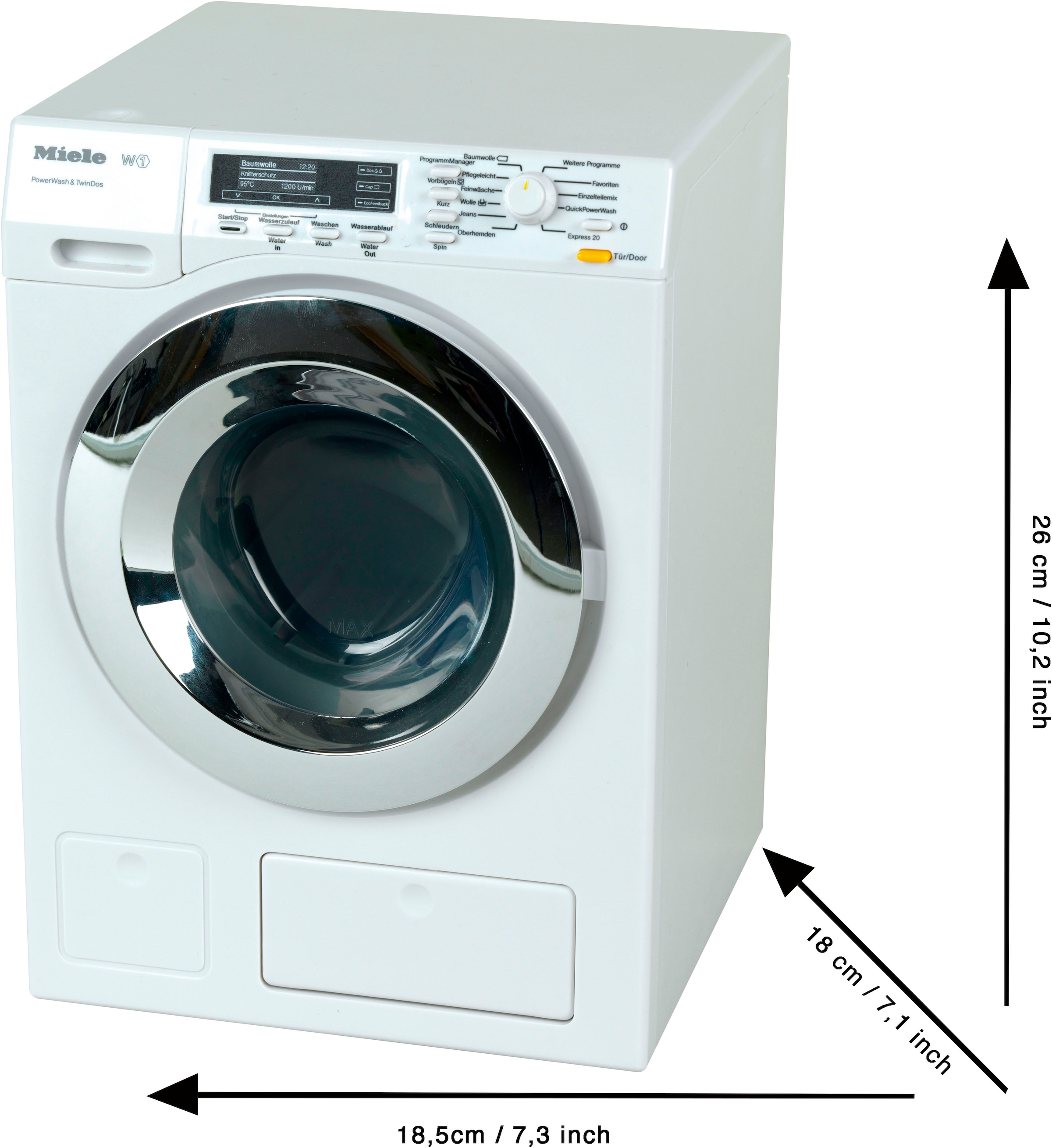 Klein Kinder-Waschmaschine »Miele Waschmaschine« mit Wasser befüllbar
