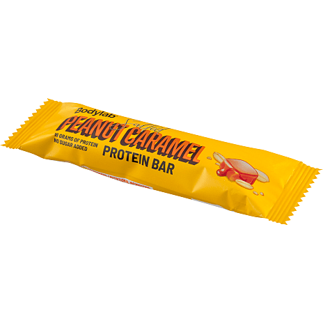 Proteinbar m. peanuts og karamel