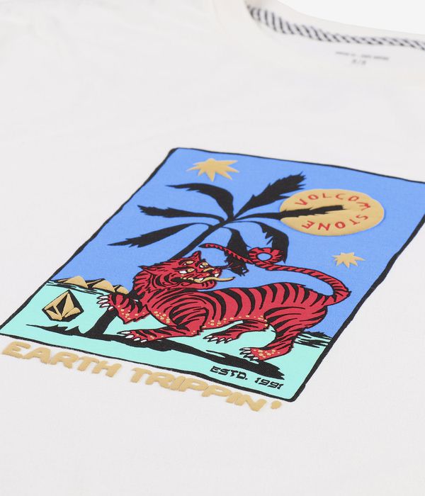 Volcom Tarot Tiger FTY T-Shirt (off white) online kaufen | skatedeluxe