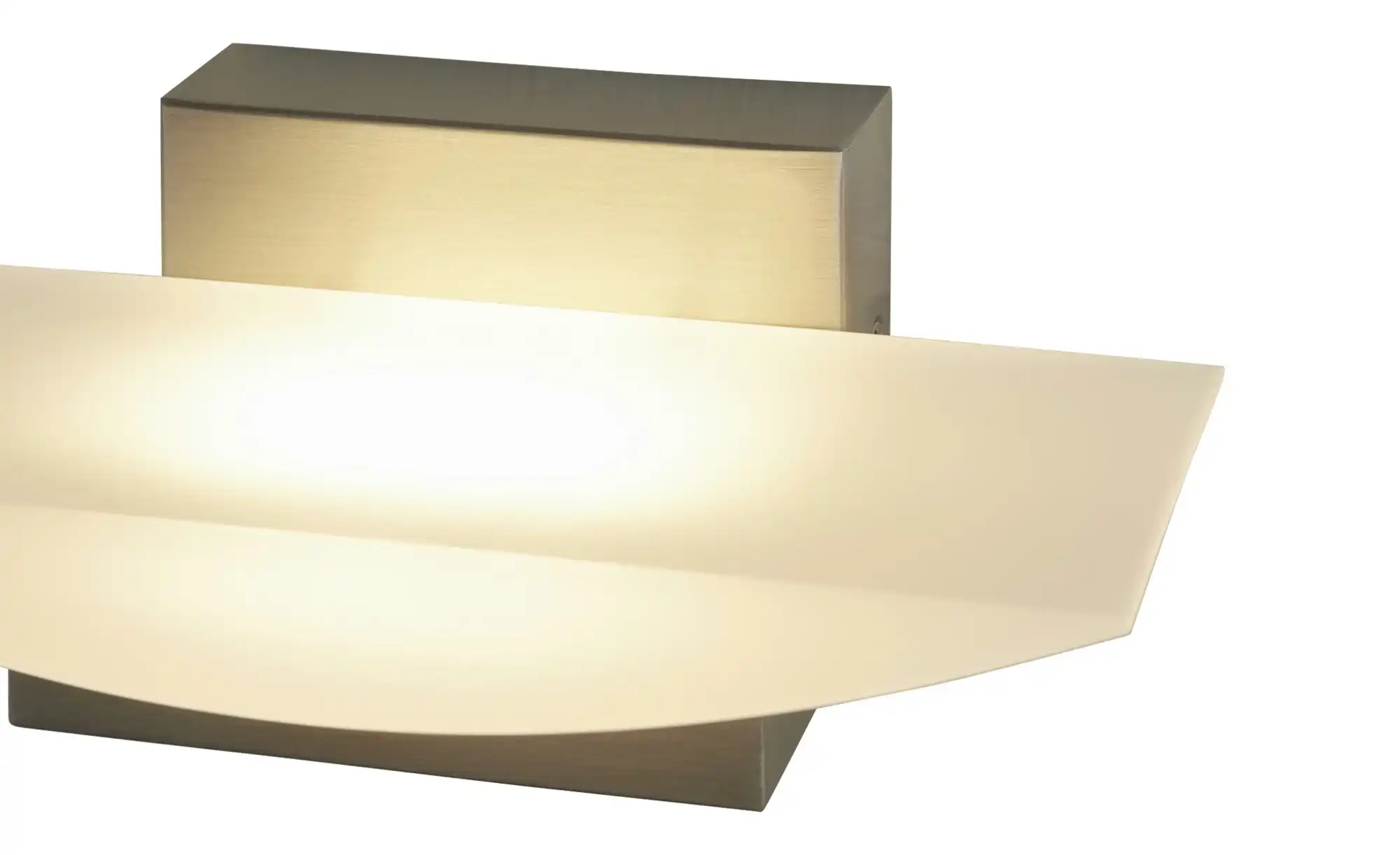 Fischer-Honsel LED-Wandleuchte, Nickel-matt mit Taster