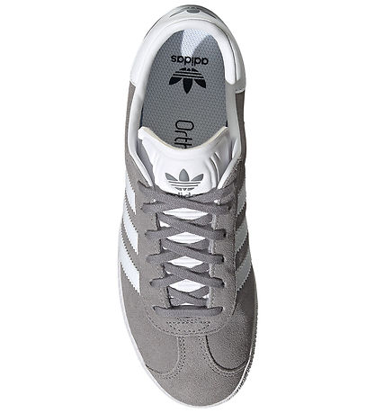 adidas Originals Sko - Gazelle J - Gr?/Hvid