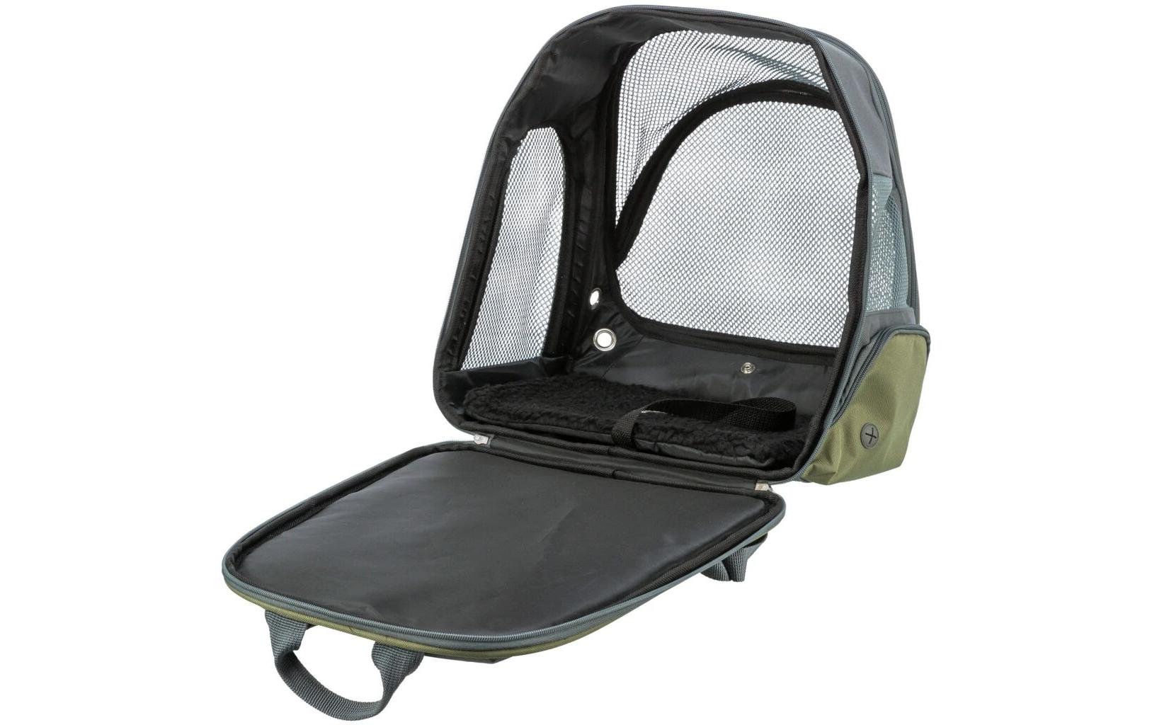 Tiertransport-Rucksack DunkelgrauTransporttasche für Tiere