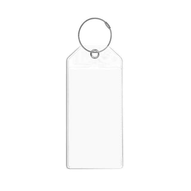 Bagage nøgleringe og ID-tagholdere Sølv