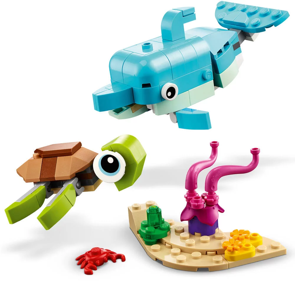LEGO®CREATOR 31128 -LE DAUPHIN ET LA TORTUE