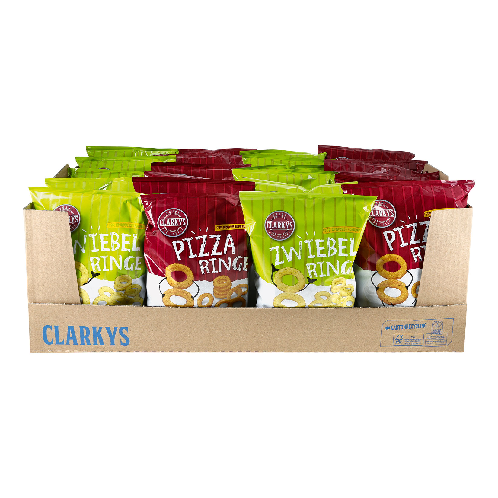 Clarkys Snack Ringe 100 g, verschiedene Sorten, 30er Pack