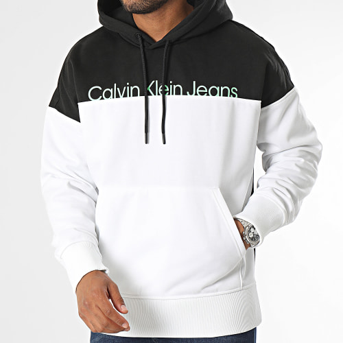 Sweat Capuche 4089 Noir Blanc