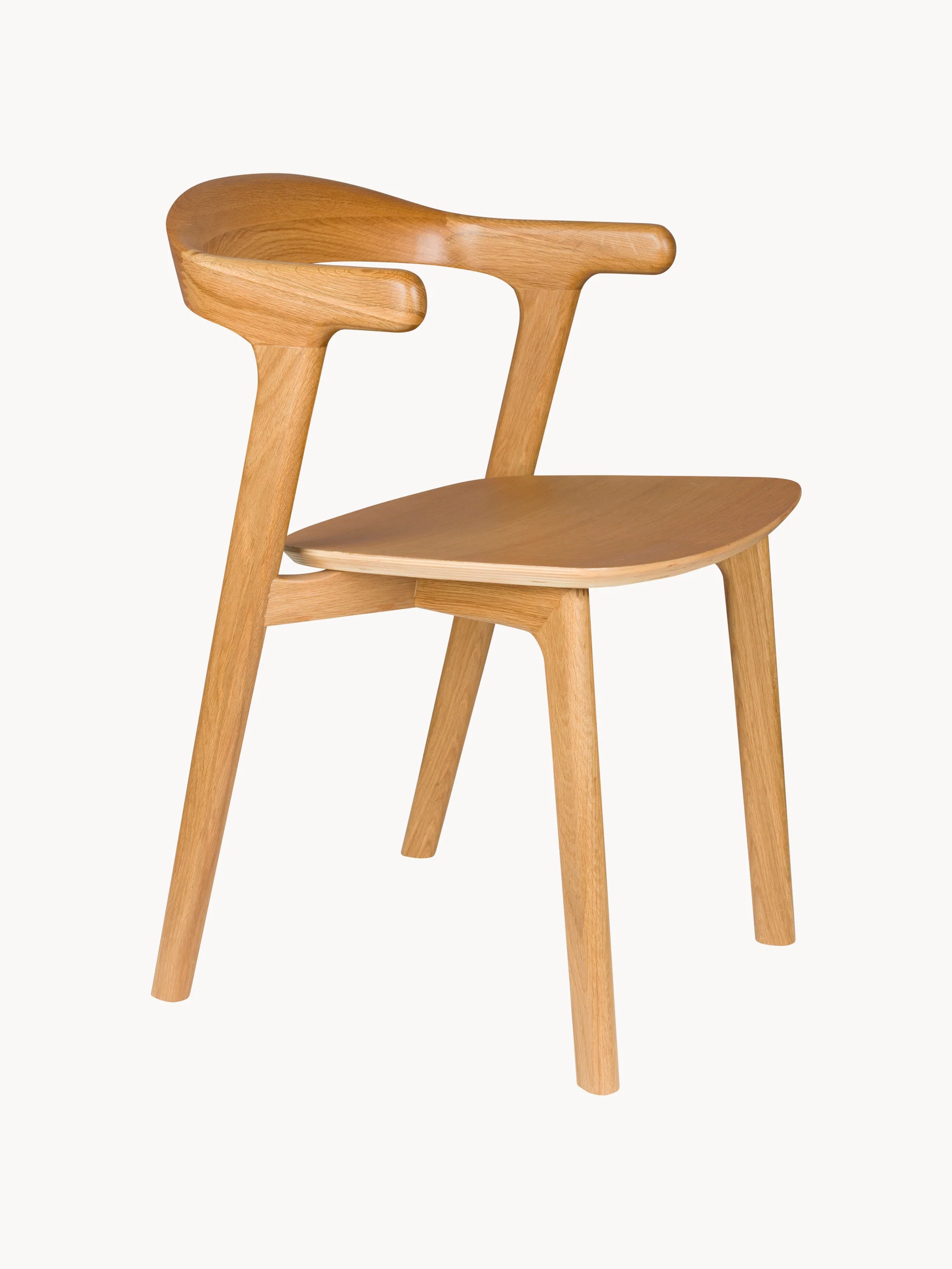 Houten armstoelen Northwood, 2-delig