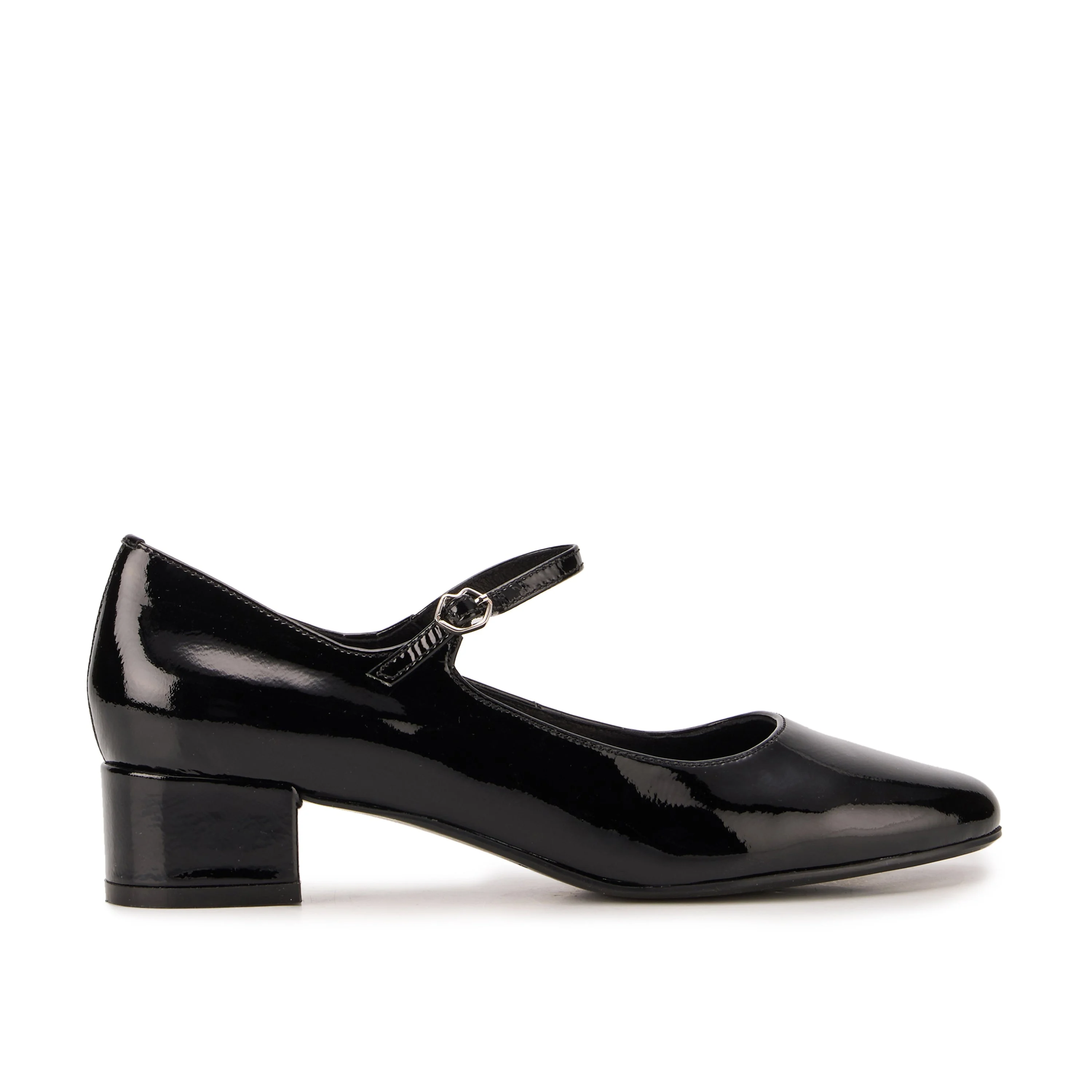ALBA CUIR BRILLANT - Babies en cuir | Noir