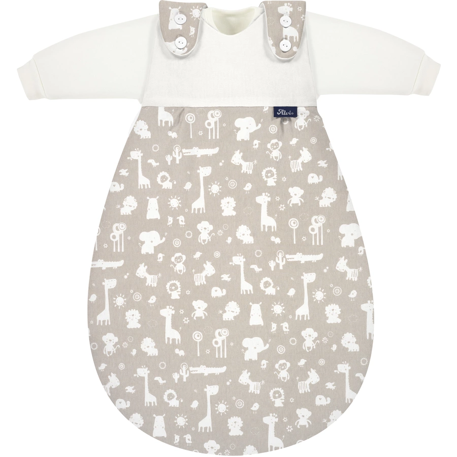 Alvi® Baby-Mäxchen® 3tlg. Zootiere taupe