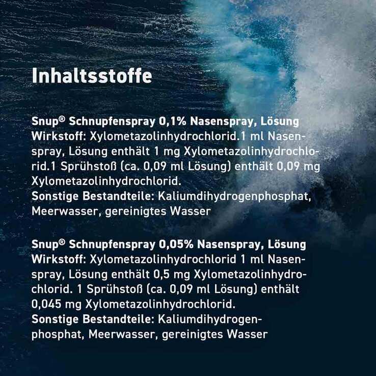Snup Schnupfenspray 0,05% Nasenspray, 10 ml