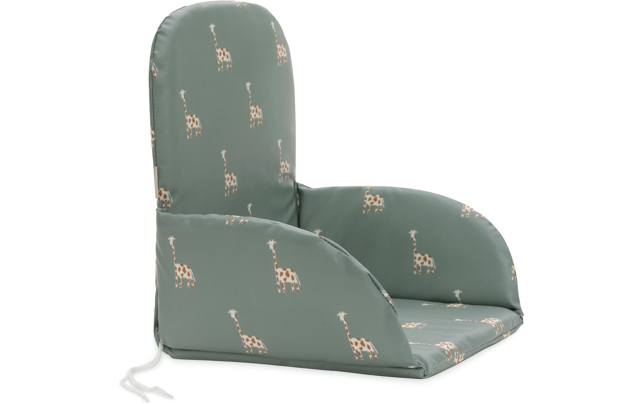 Sitzverkleinerer Jungle Jambo GiraffeHochstuhlkissen mit Allover-Print aus niedlichen Giraffen