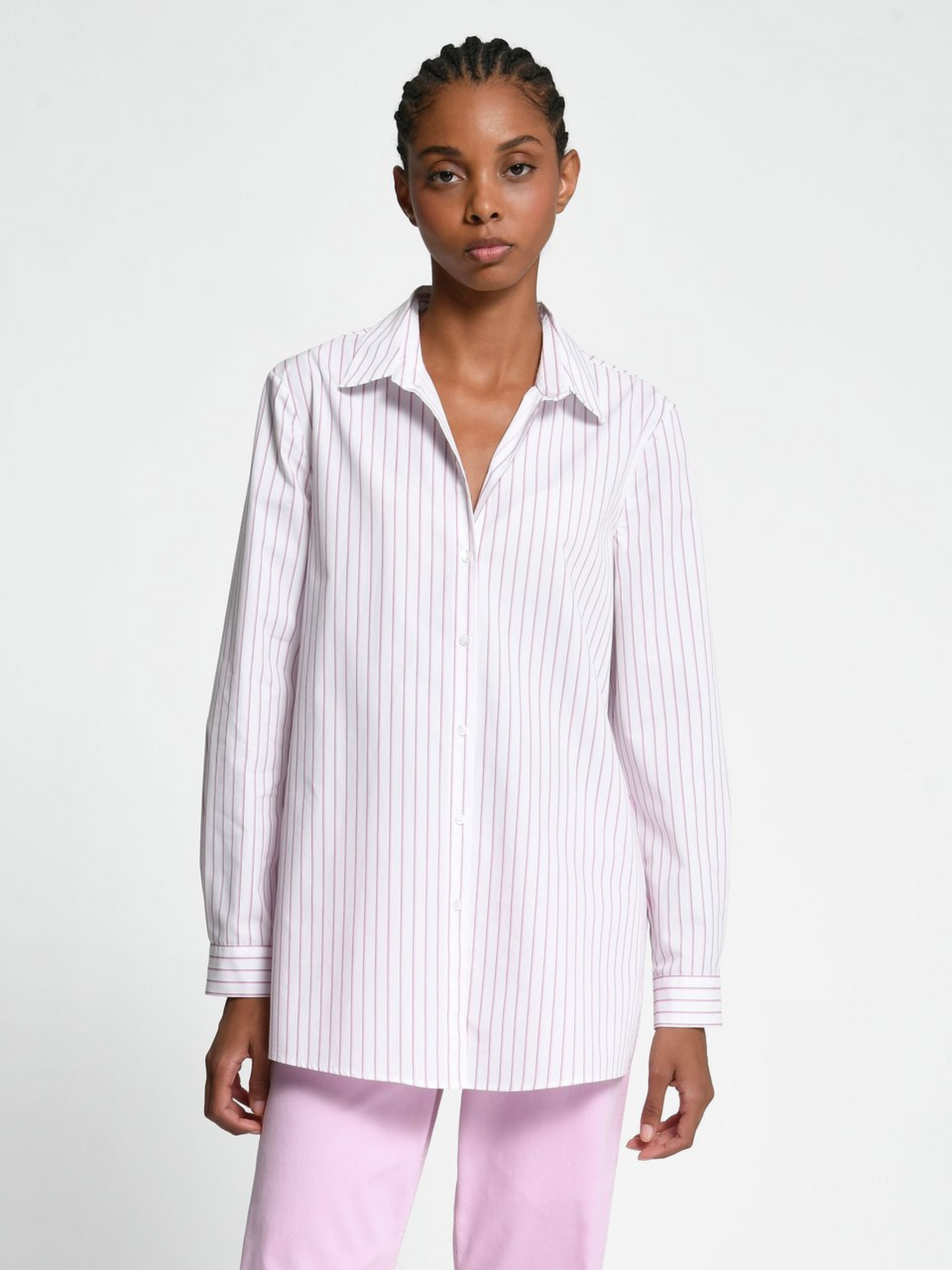 Long-Bluse mit 1/1-Arm