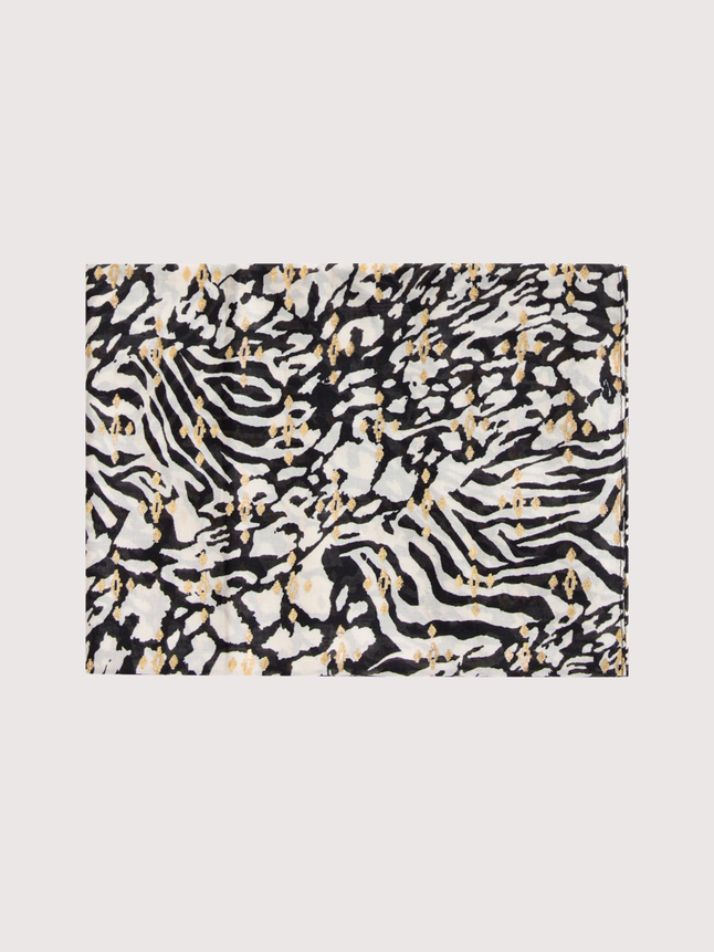 Foulard à imprimé animalier