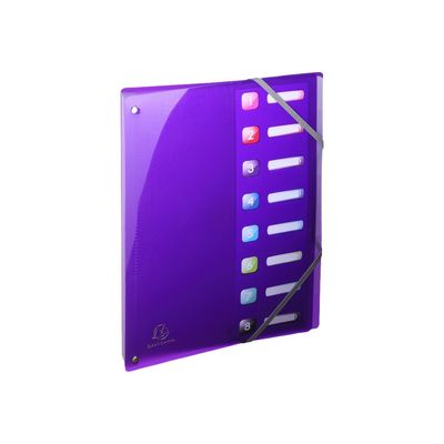 Exacompta Iderama - Trieur polypro 8 positions - disponible dans différentes couleurs