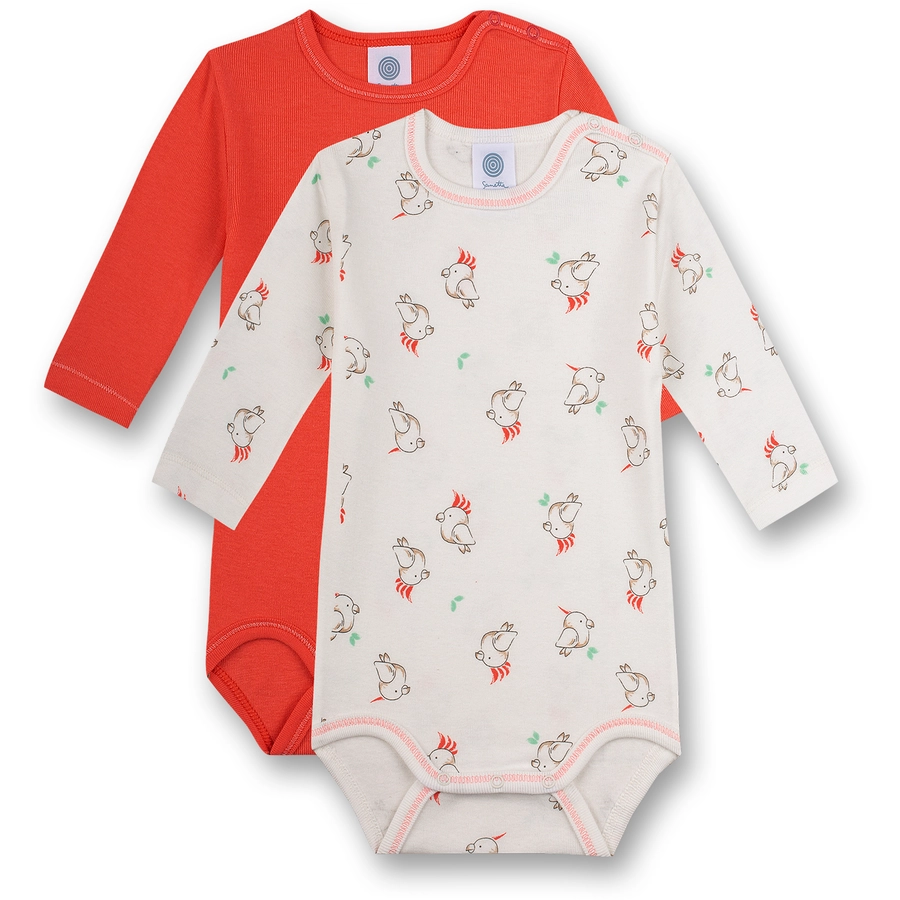 Sanetta Body Doppelpack offwhiteorange