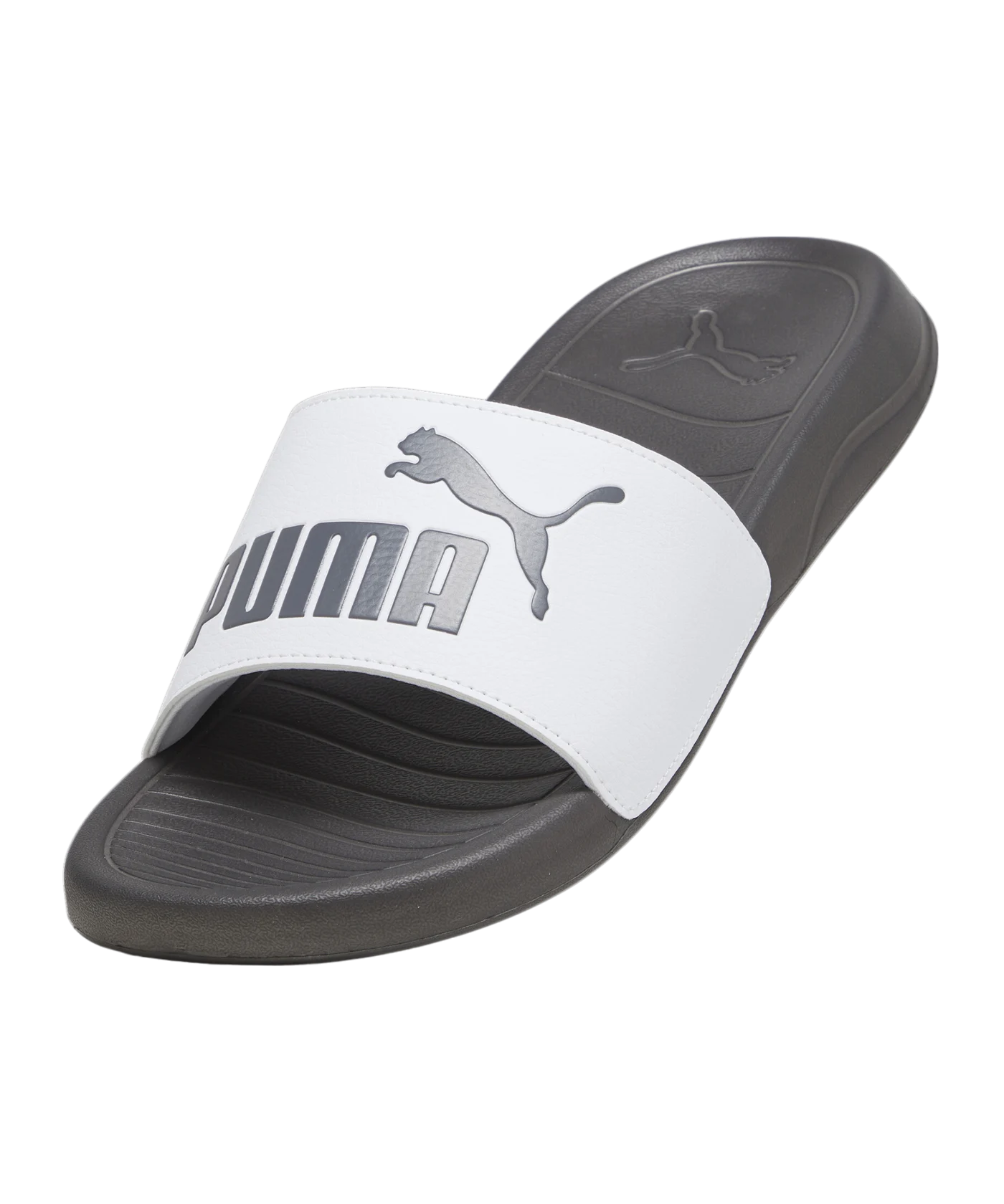 PUMA Popcat 20 Badelatsche Weiss Schwarz F36