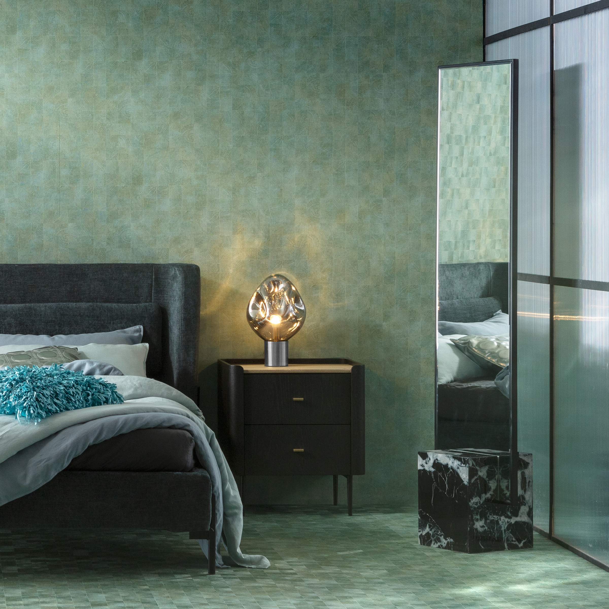 Kare Design Wandspiegel »Standspiegel Hulda Schwarz 46x180cm«