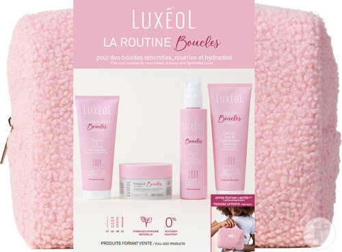 Luxéol Coffret Trousse La Routine Boucles Édition Hiver 4 Produits