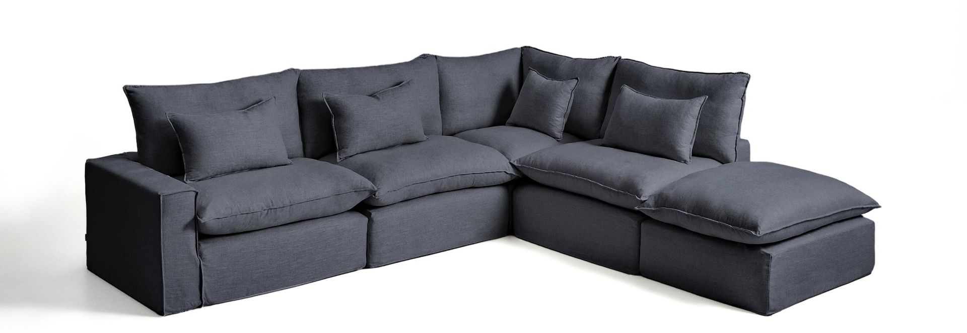 Kave Home Anarela Donkergrijs Hoekbank