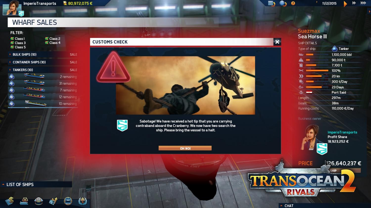 TransOcean 2: Rivals- PC
