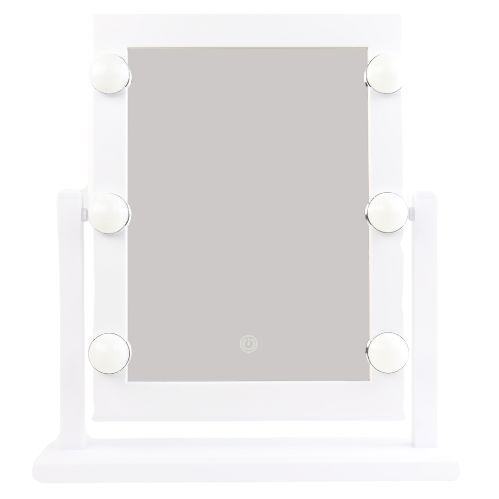 MARBEAUX Hollywood spiegel met verlichting 37x9x40,5cm Make-up Spie...