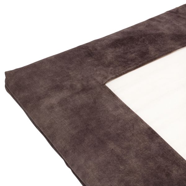 Kidsmill Velours Boxmatras Hoes Natural 80 x 100 cm