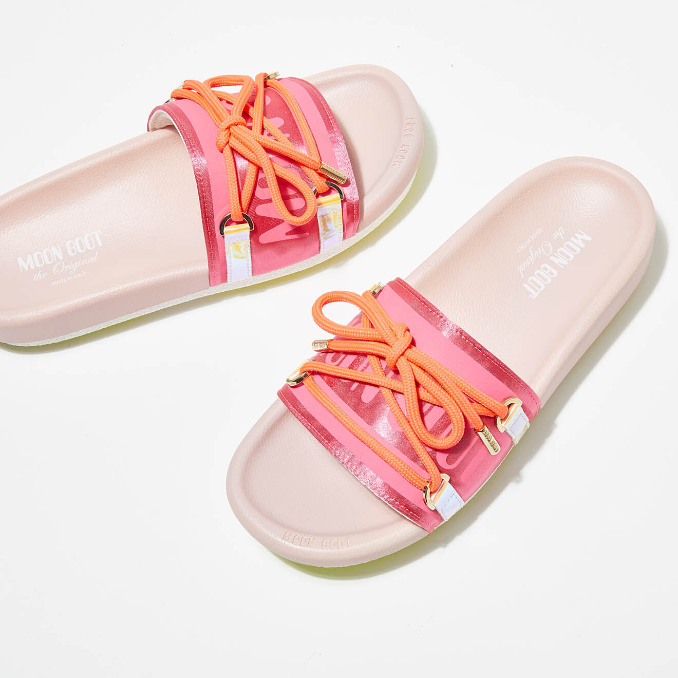 Moon Boot Mules Deimos lilas/rose