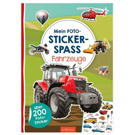 ars Edition Mein Foto-Stickerspaß – Fahrzeuge