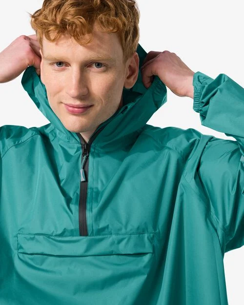poncho de pluie pour adulte léger imperméable vert