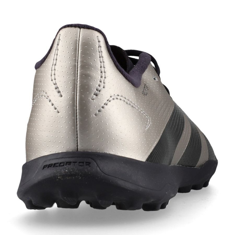 adidas Predator League TF Vivid Horizon - Argenté/Aurora Black/Turbo Enfant