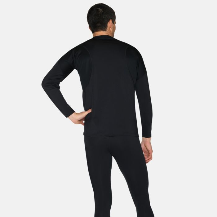 Zebdia Herre Undertøj og basislag Baselayer LS Tee Sort