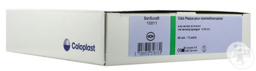 Coloplast SenSura Click Plaques Pour Stomie 40/10-35mm Pièces 5 (10011)