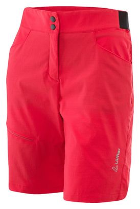 Short de cyclisme Loeffler W short de vélo Comfort-E CSL pour femme-Rouge