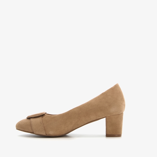 Nova dames pumps met gesp taupe