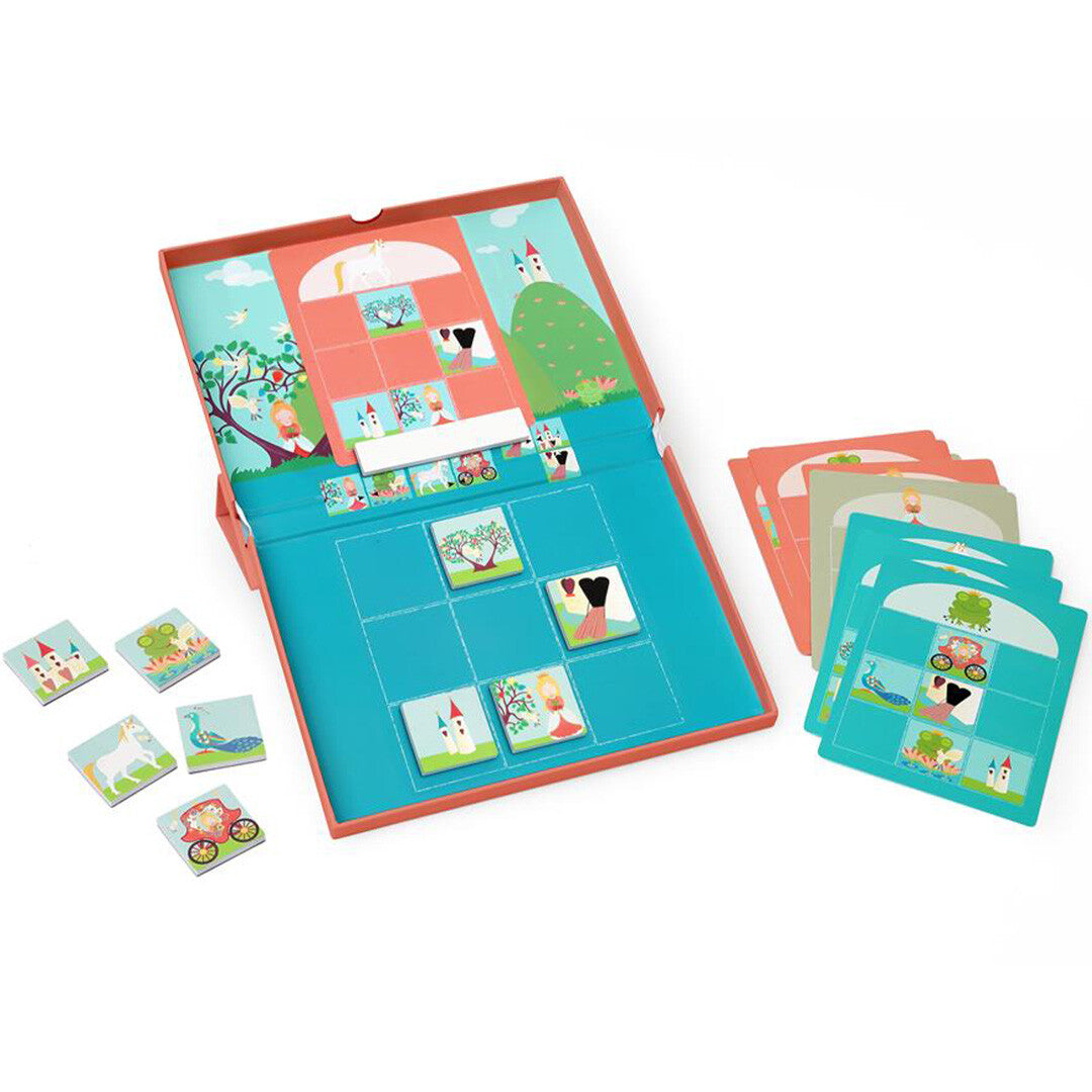 Scratch europe magnetisch denkspel - prinses en eenhoorn